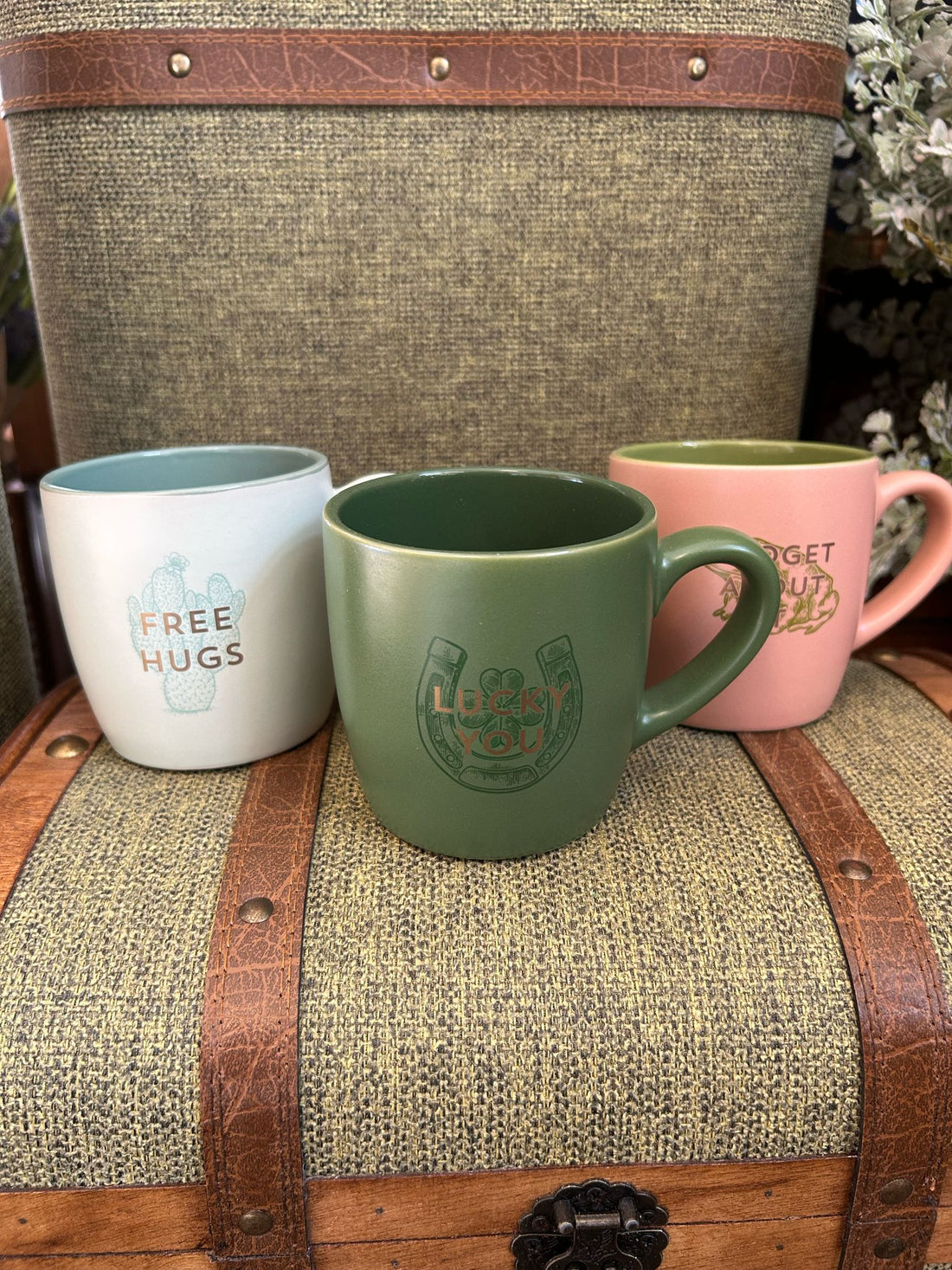 Ceramic Mugs with Funny Phrases – Lucky Vibes Collection ☕