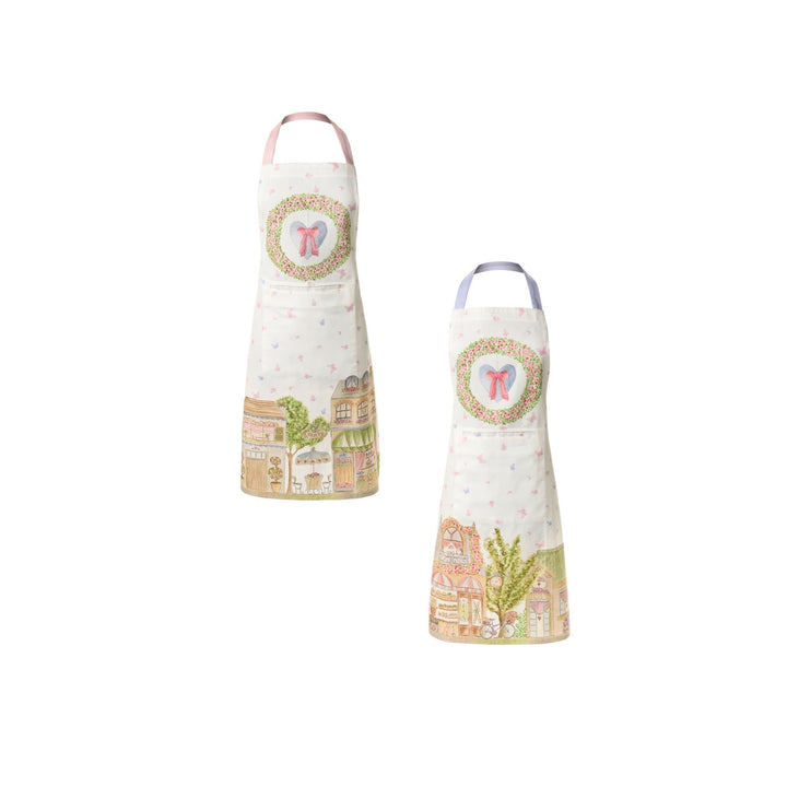 Grembiule in Cotone – La Vie en Rose 🌿🍰