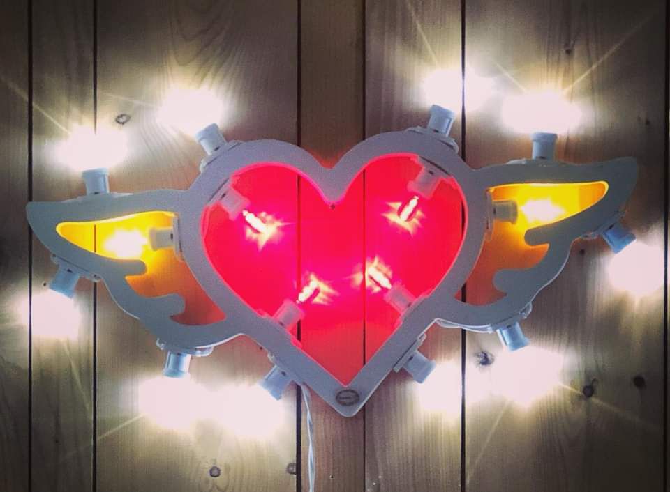 Luminaria Cuore con le Ali – Idea bomboniera💖 ✨