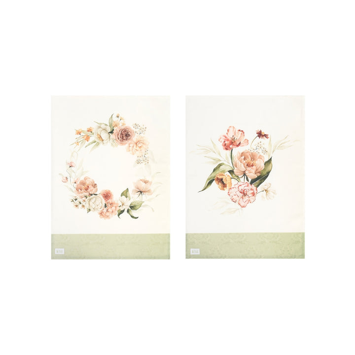 🌸 Cotton Placemats – Flower Garden