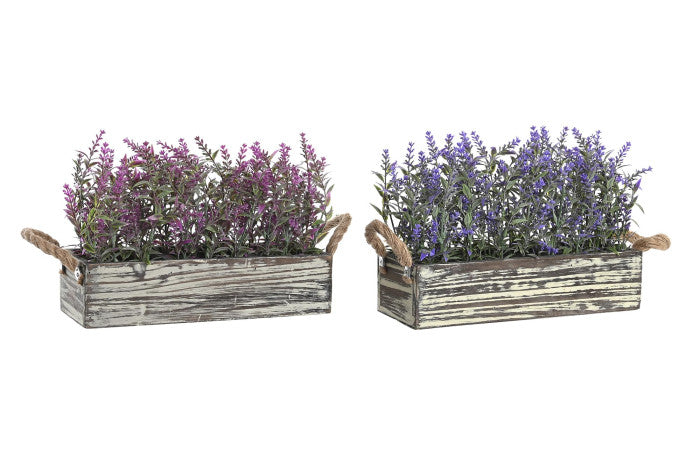 🌿 Decorative Lavender in Wooden Box