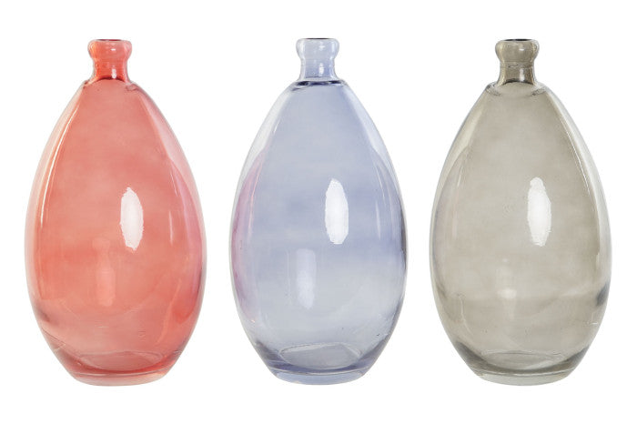 💎 Recycled Oval Crystal Vase