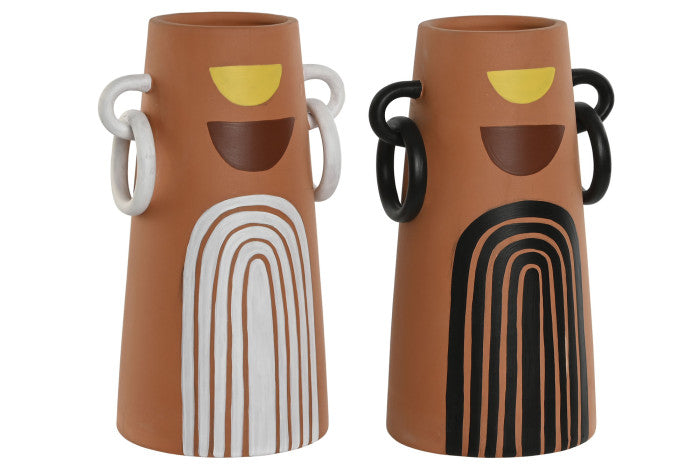 🏺 Vaso in Terracotta Dipinto a Mano