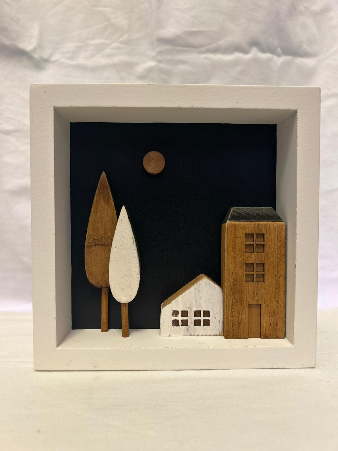 🏡 Quadro Decorativo "Sogno di Mezzanotte" – Minimalismo Rustico e Design Moderno 🌙✨