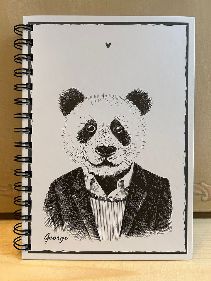Taccuini My Friends Home – George & Jack: Eleganza e Creatività su Carta! 🐼📝 🐻