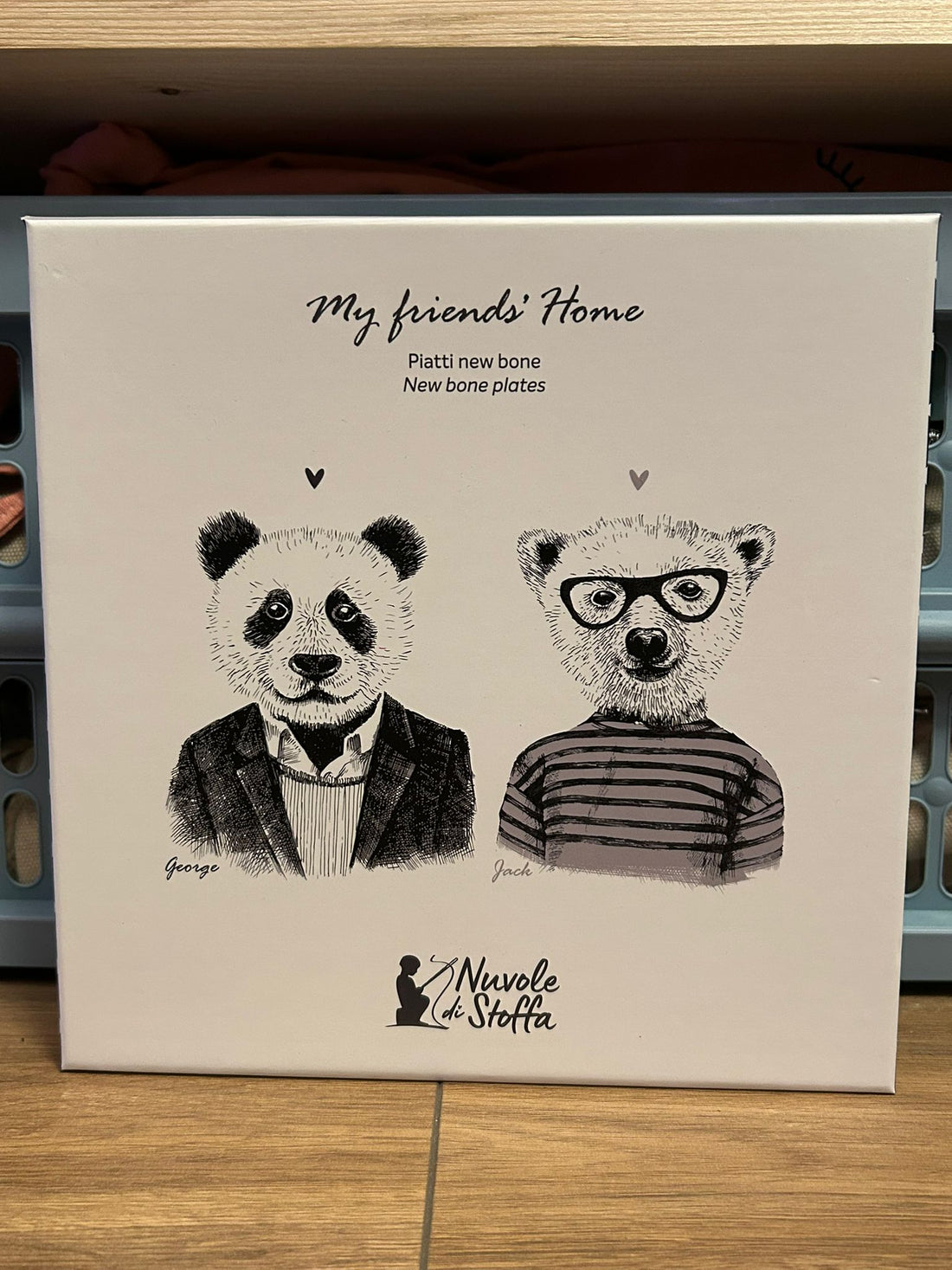 SET PIATTI MY FRIENDS HOME – GEORGE & JACK 🐼🍽️🐻