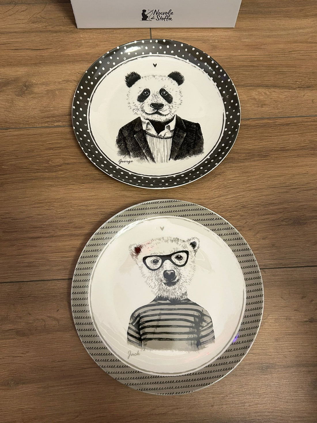 SET PIATTI MY FRIENDS HOME – GEORGE & JACK 🐼🍽️🐻