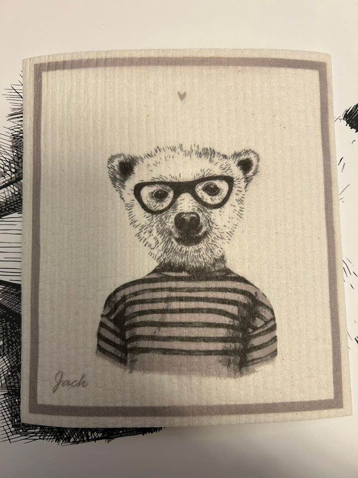 SET 6 SPUGNE DA CUCINA – MY FRIENDS HOME 🐼🐻 ✨ Un tocco di stile anche nelle piccole cose!