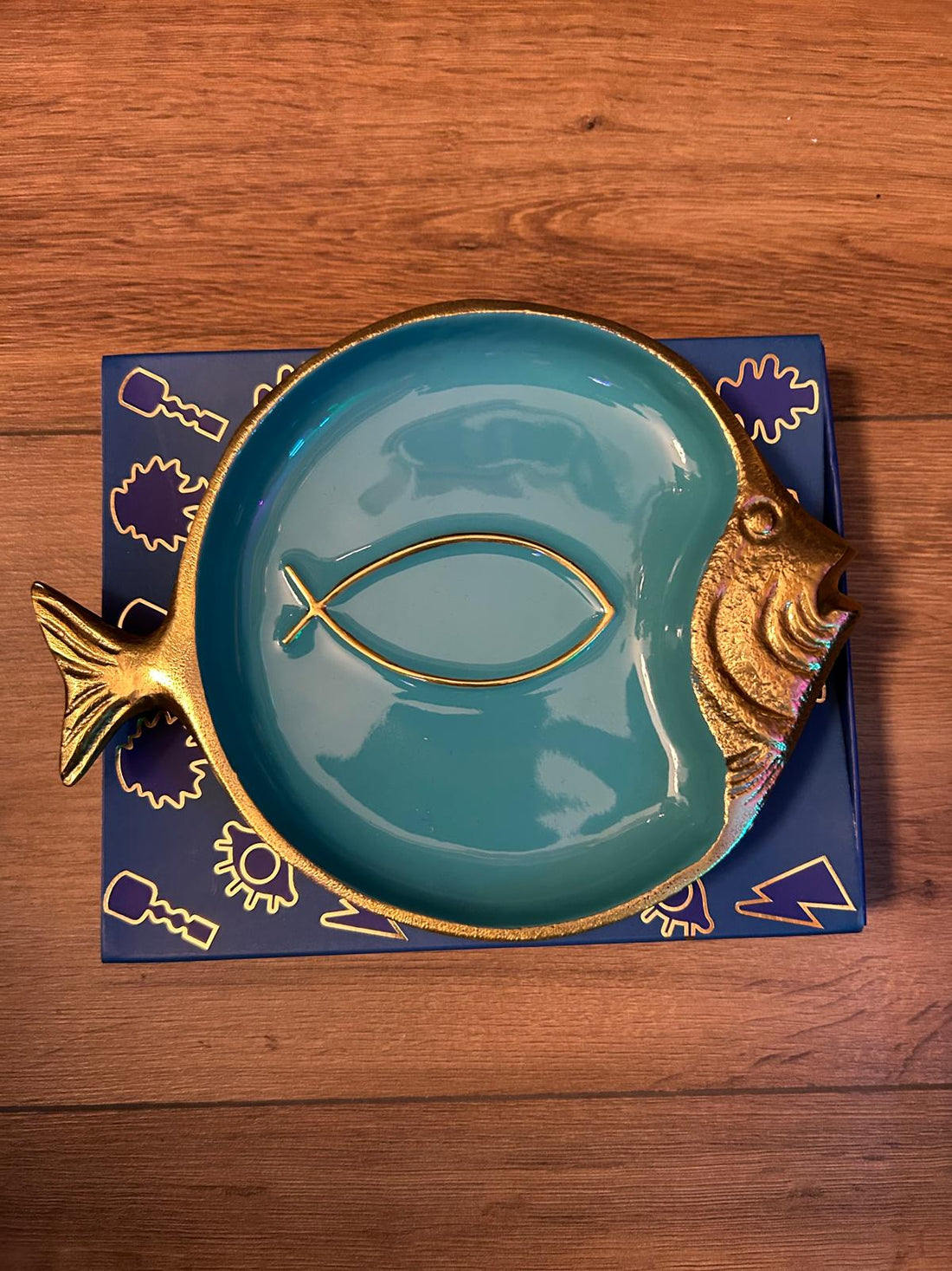 Svuotatasche "Golden Fish" – Un Dettaglio di Lusso per la Tua Casa 🐟✨