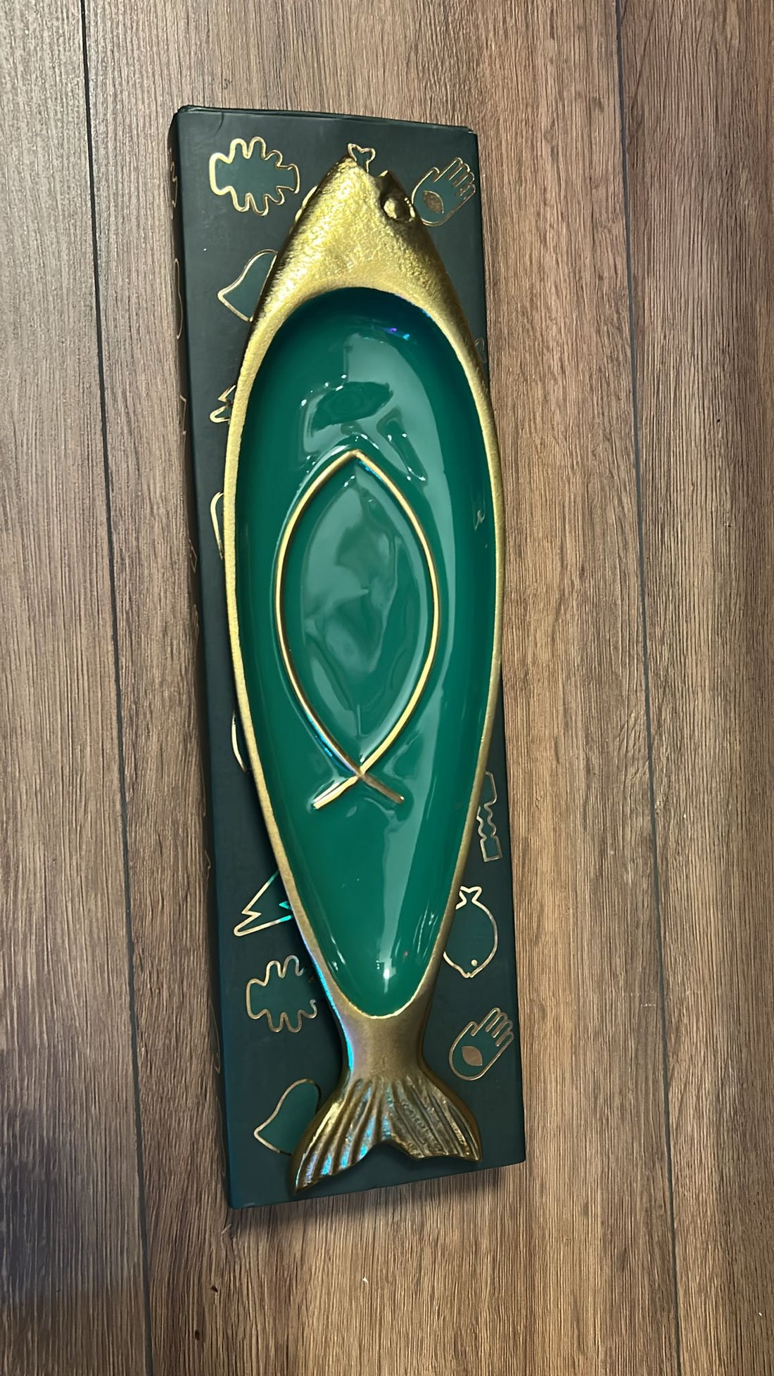 Svuotatasche "Golden Fish" – Un Dettaglio di Lusso per la Tua Casa 🐟✨