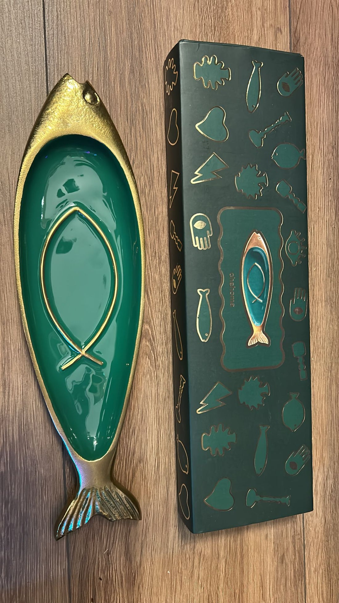 Svuotatasche "Golden Fish" – Un Dettaglio di Lusso per la Tua Casa 🐟✨