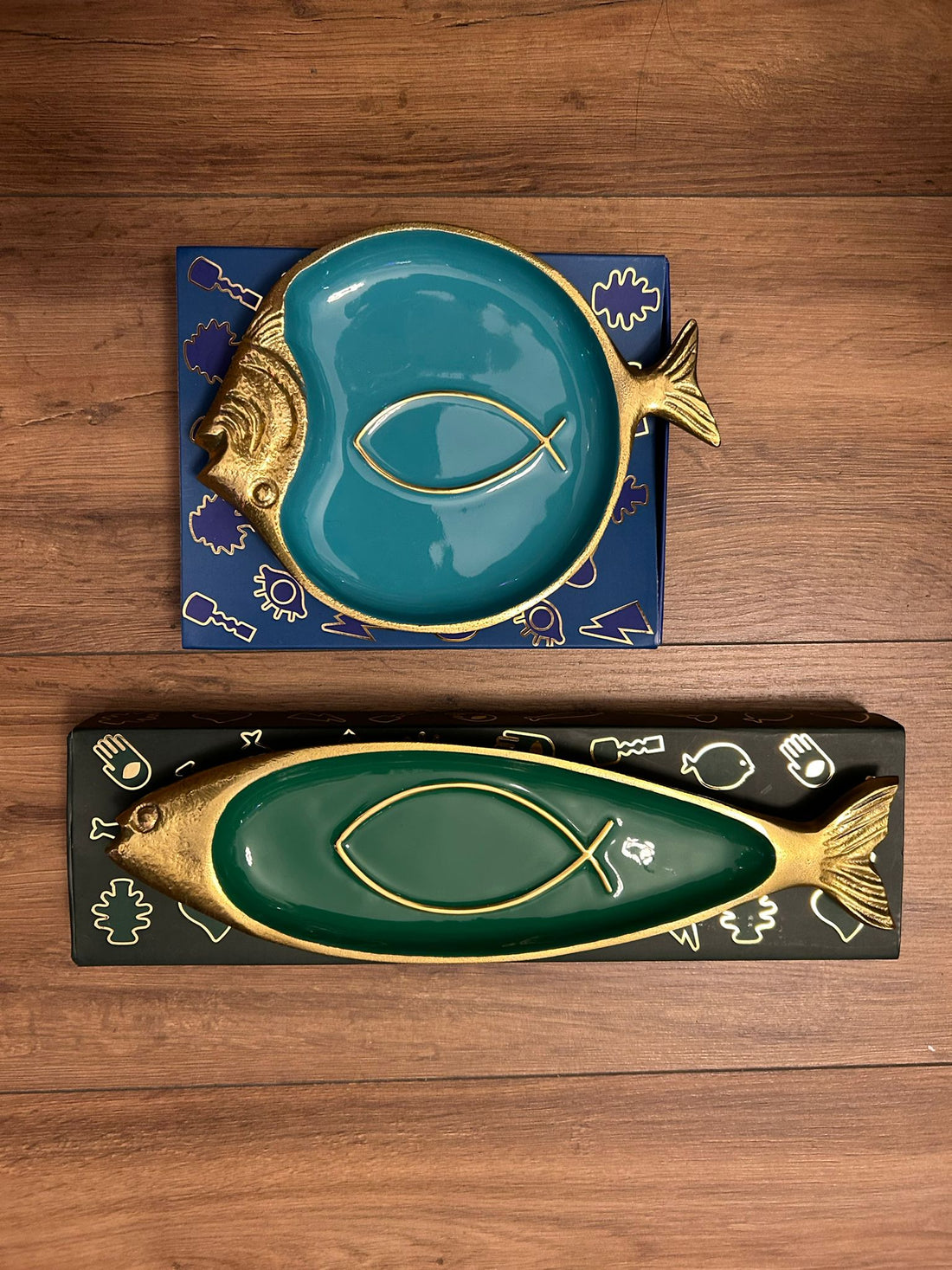 Svuotatasche "Golden Fish" – Un Dettaglio di Lusso per la Tua Casa 🐟✨