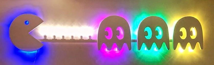 Pac-Man LED Wall – 8-Bit Style Wall Lamp 👾