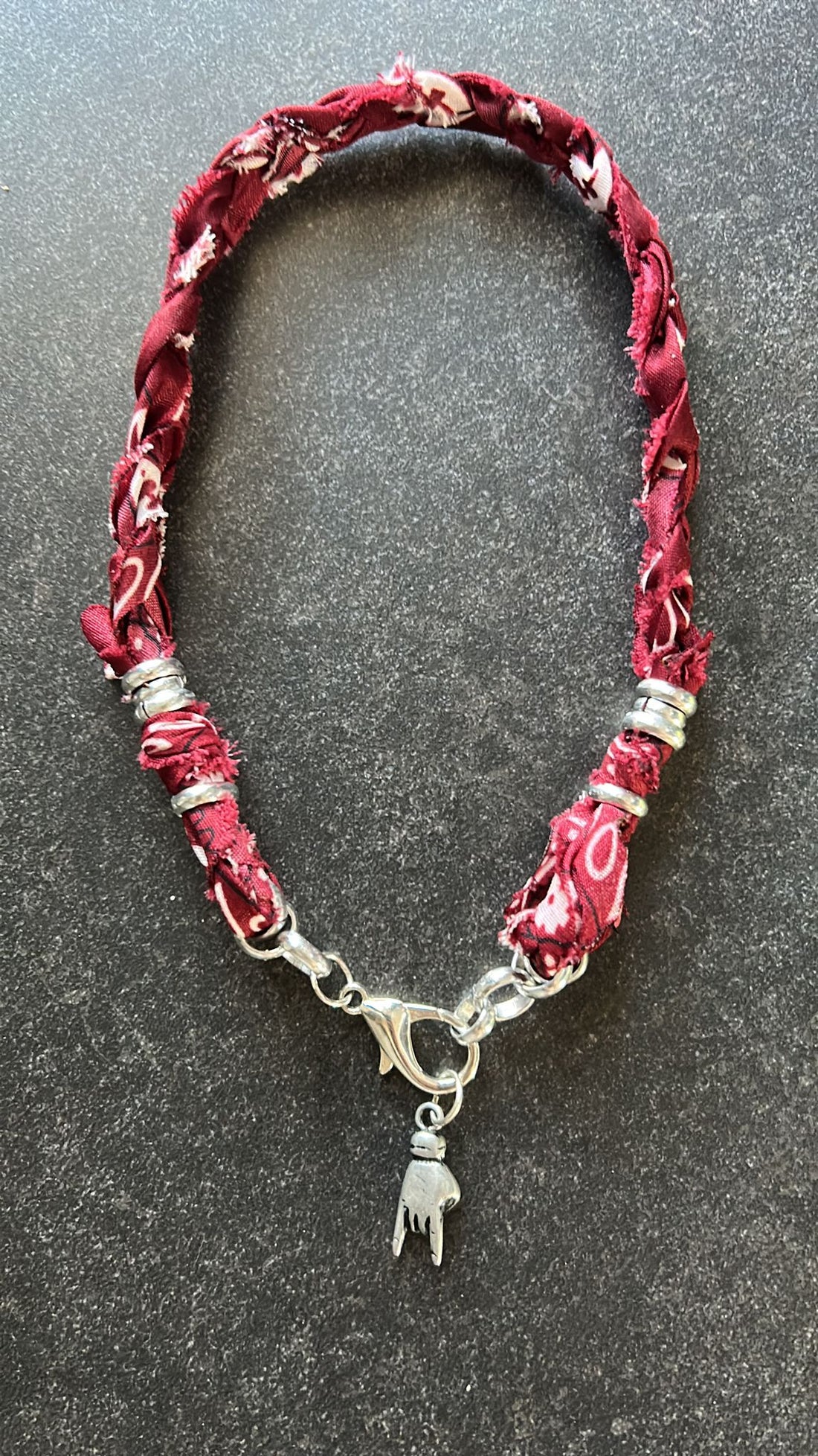 "Cruda" – Collana Bandana Artigianale