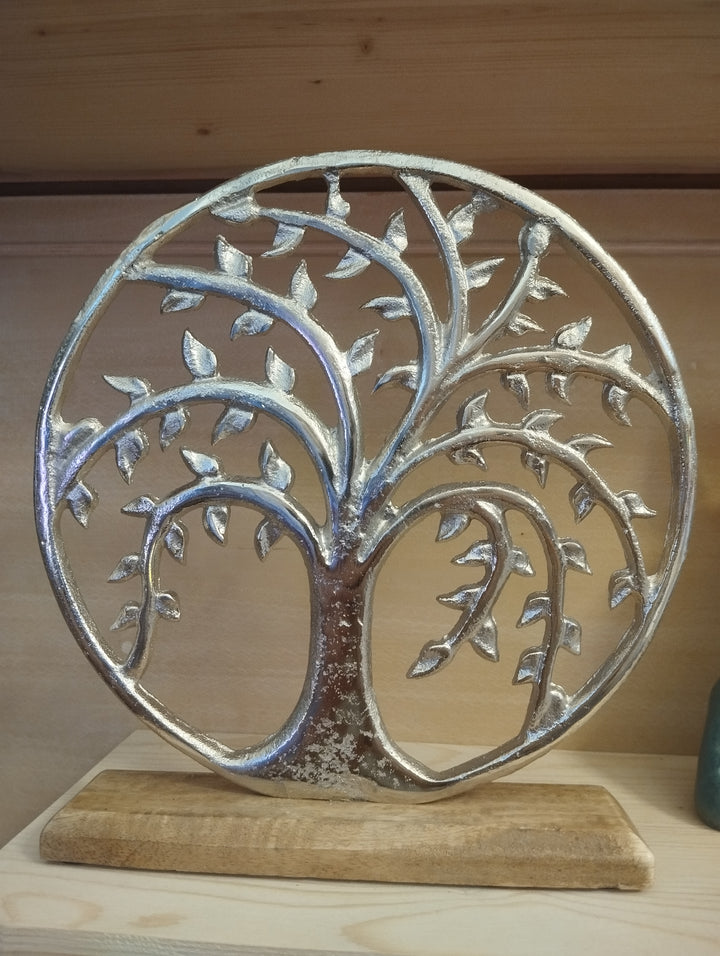 Albero della Vita in Metallo e Legno – Simbolo di Forza ed Equilibrio