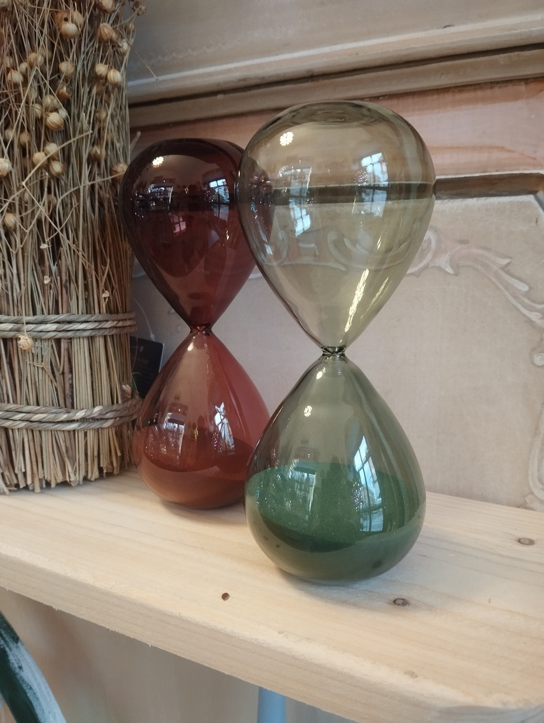 Clessidra "Tempo Elegante" – Design in Vetro Soffiato