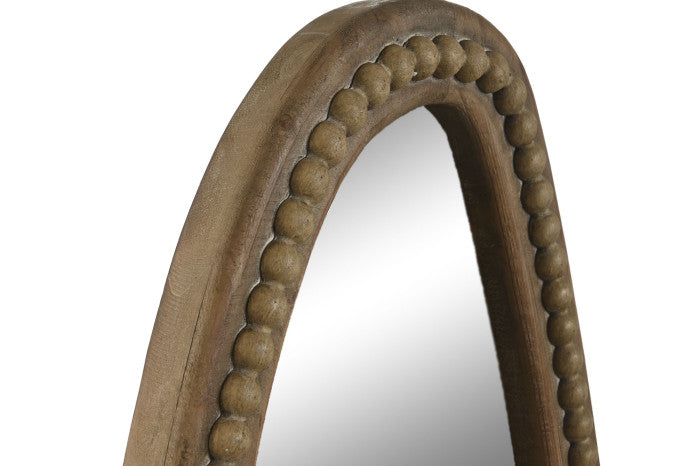 🪞 Wooden Mirror with Decorative Details