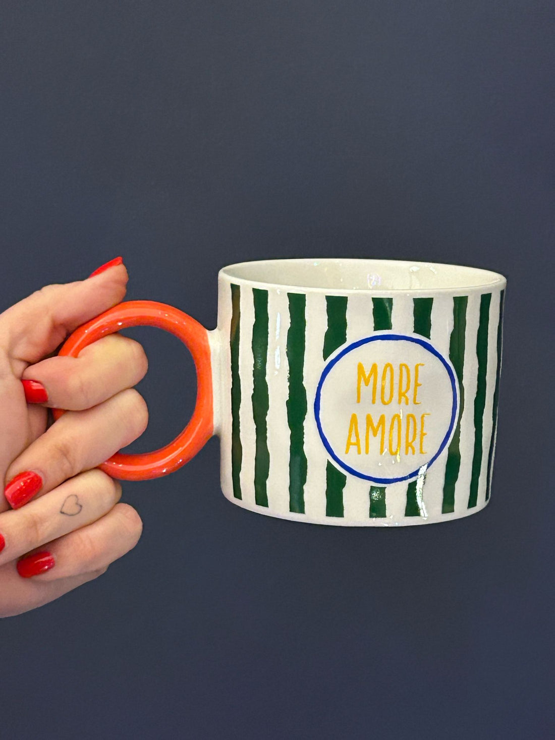 🇮🇹 Tazze Colorate “Italian Mood” – Solo o con Piantina 🌱