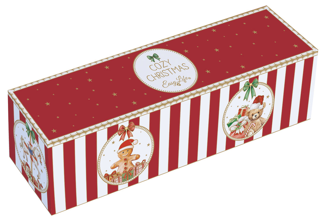 Set 4 Bicchierini da Caffè Natalizi con Confezione Regalo – Collezione Cozy Christmas