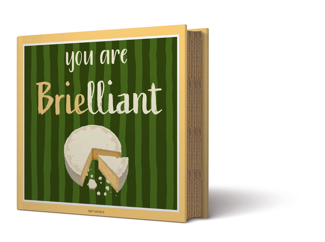 Box Regalo Set Formaggi con Tagliere e 3 Coltelli – You Are Brilliant Gift Novels