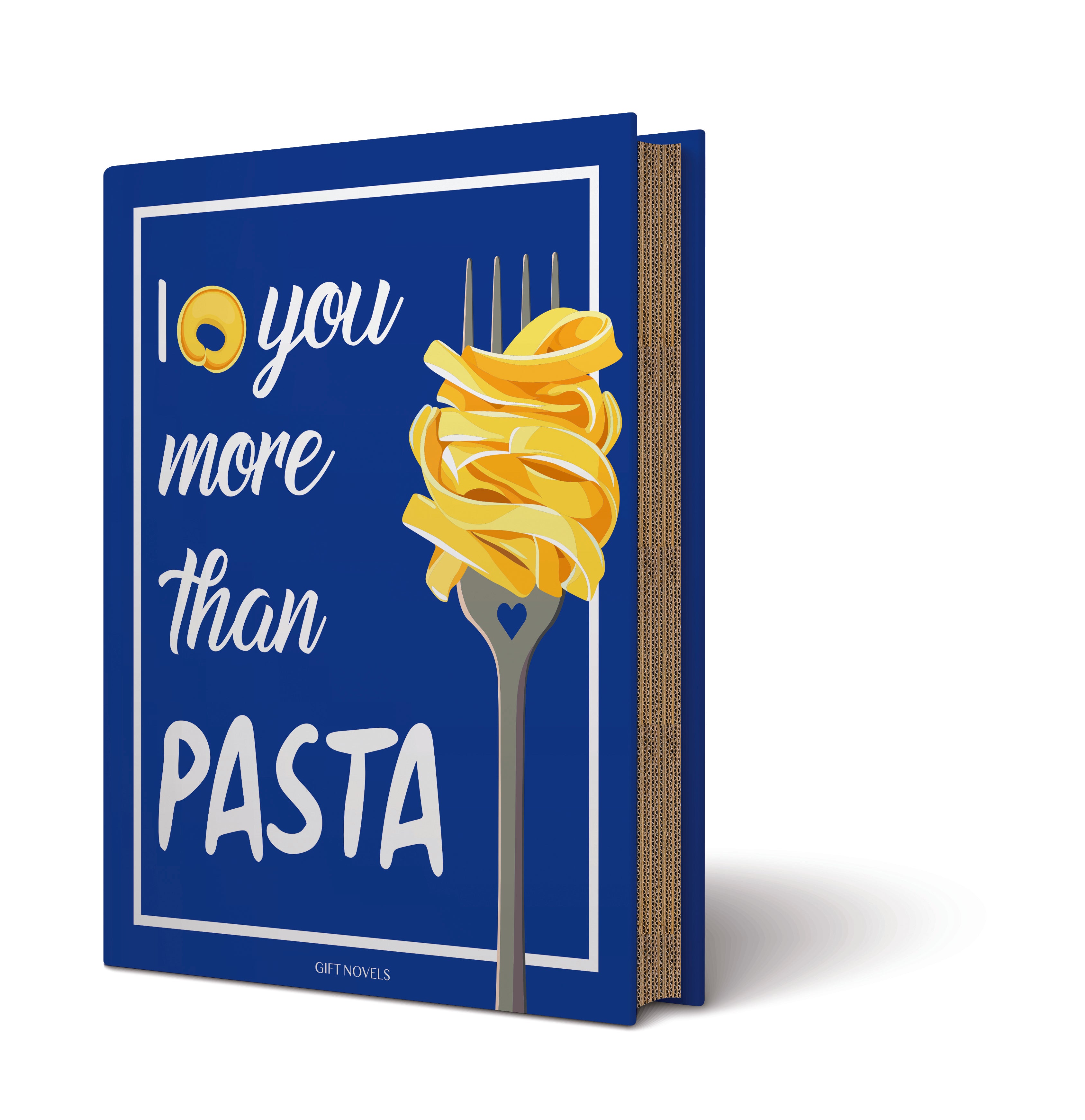 Box Regalo Set 3 Accessori per Pasta – I Love You More Than Pasta Gift Novels