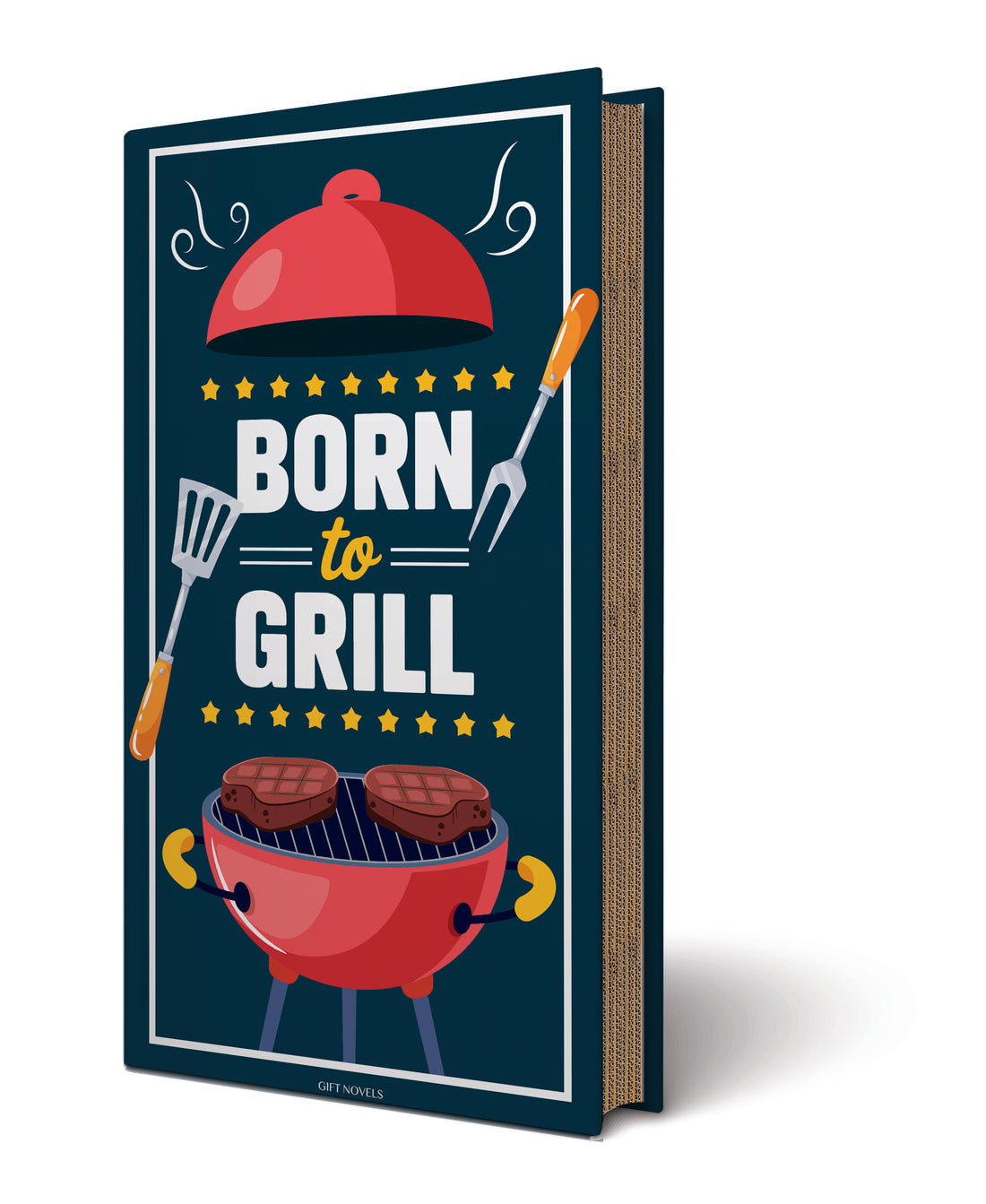 Box Regalo Set Barbecue con 3 Accessori – Born to Grill Gift Novels