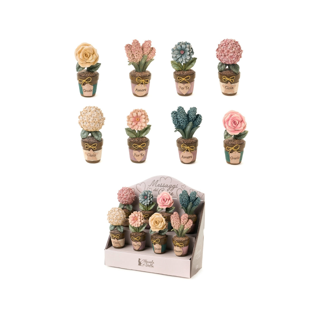 Mini Vasi con Messaggi Speciali – La Vie en Rose 🌿🌸