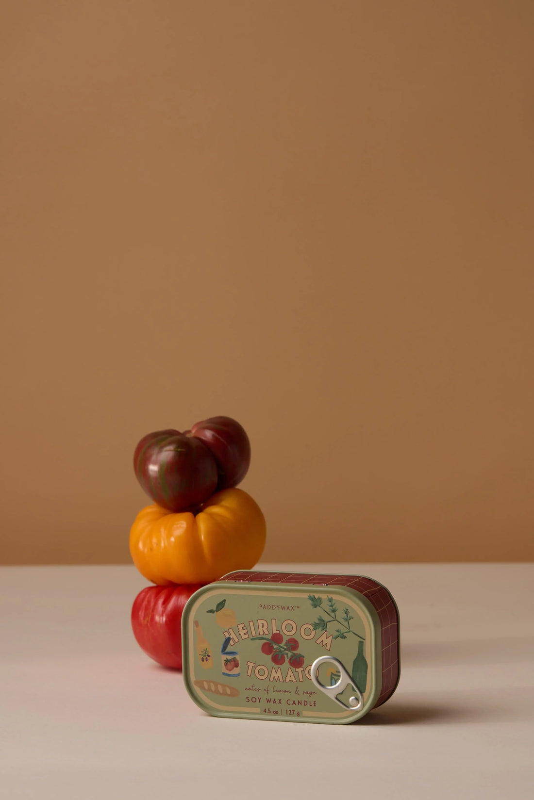 Paddywax – “Heirloom Tomato” Candle in Vintage Tin
