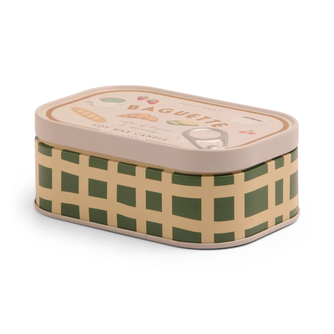 Paddywax – “Baguette” Candle in Vintage Tin