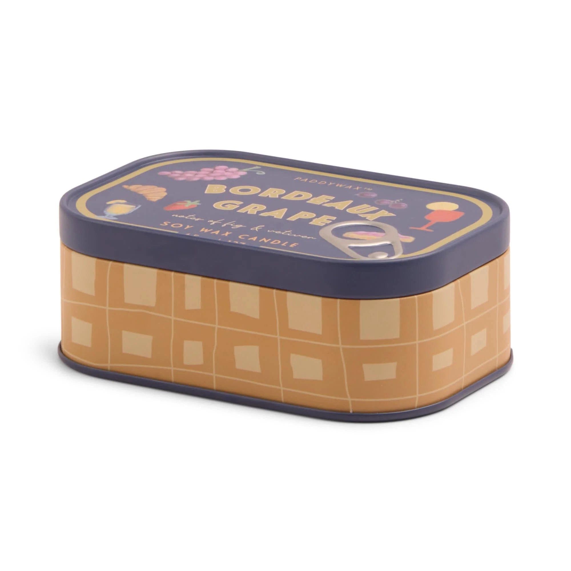 Paddywax – “Bordeaux Grape” Candle in Vintage Tin