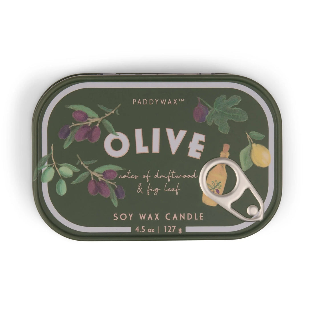 Paddywax – “Olive” Candle in Vintage Tin