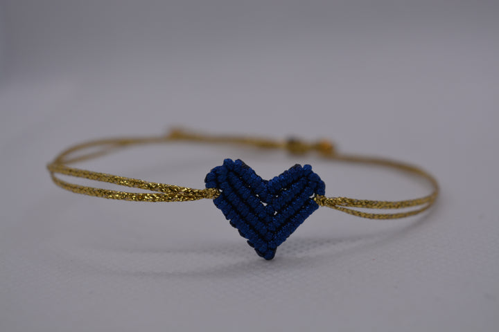 Bracciale Cuore Macramè