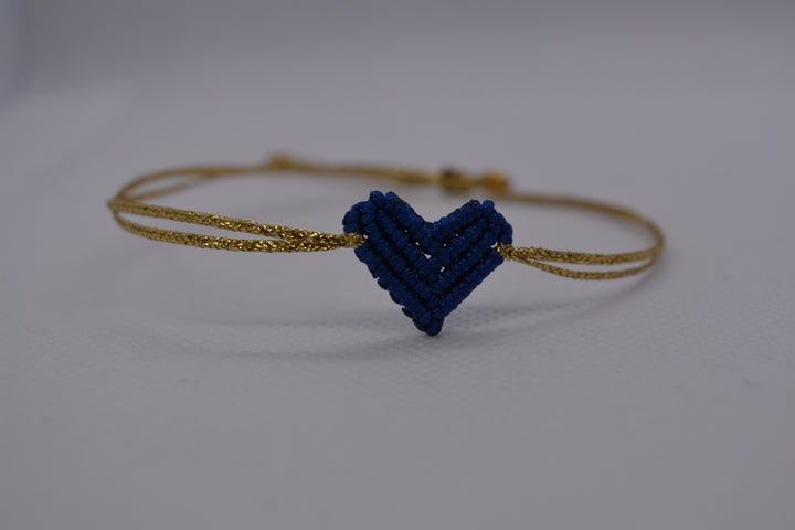 Bracciale Cuore Macramè