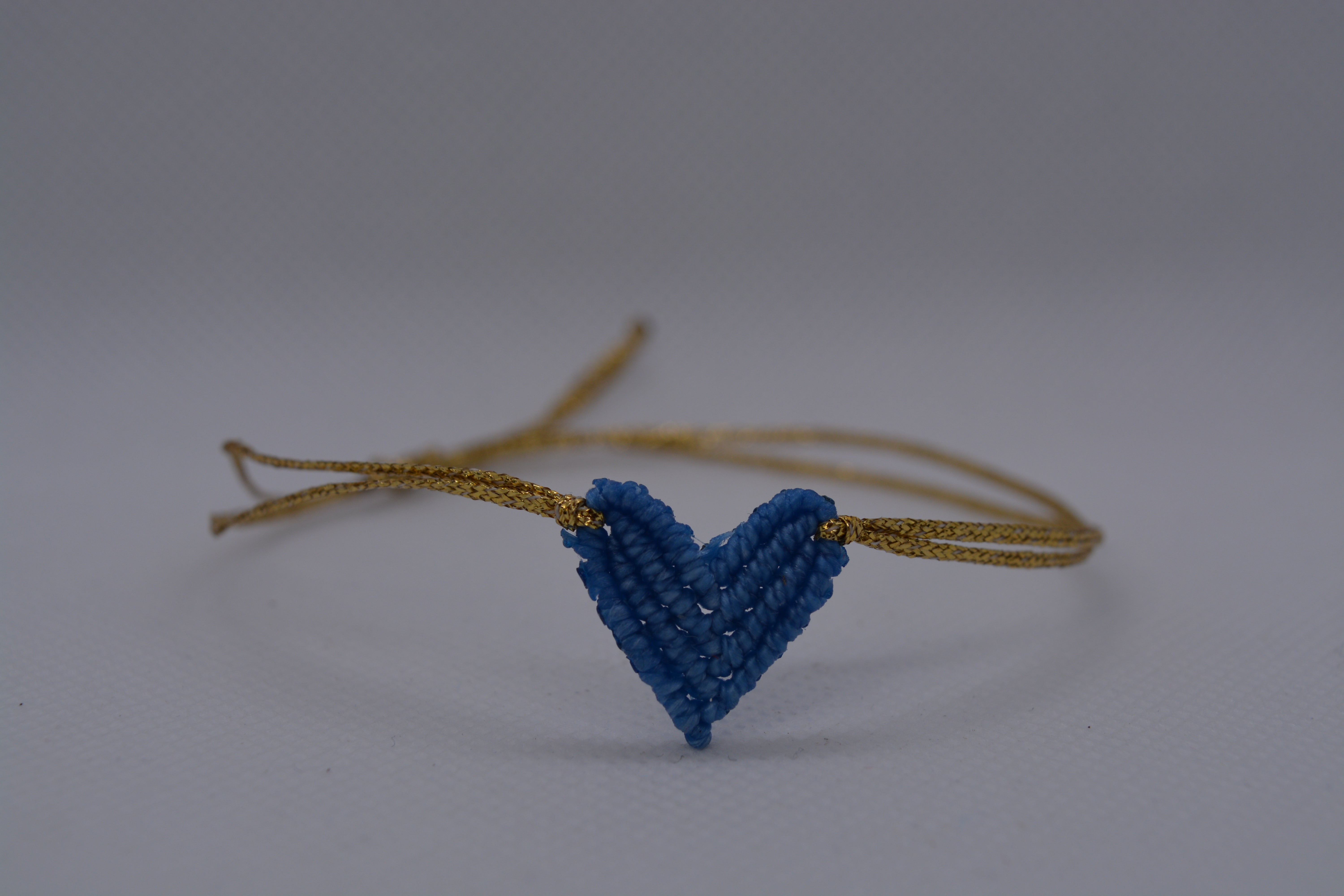 Bracciale Cuore Macramè