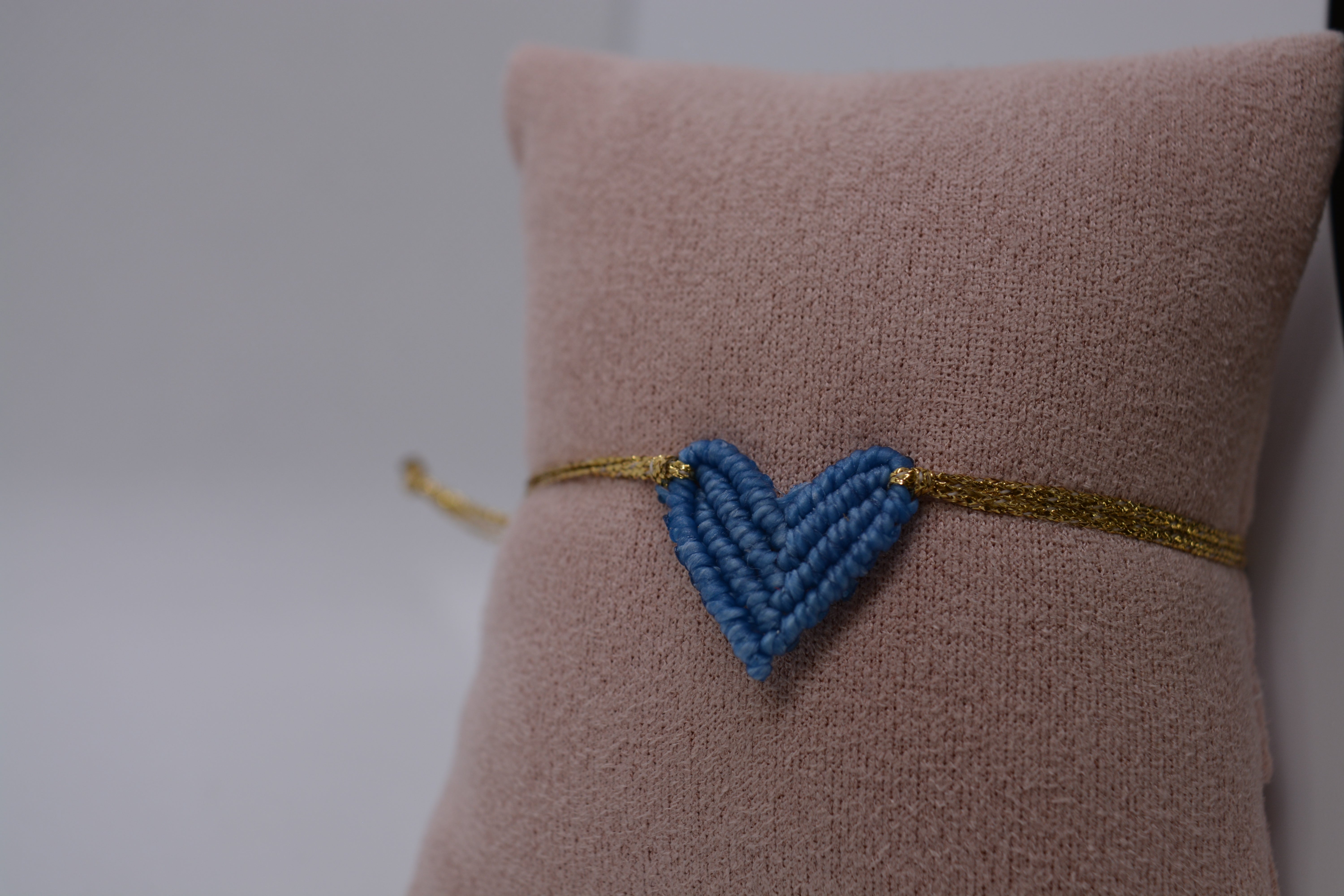 Bracciale Cuore Macramè