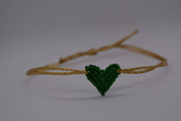 Bracciale Cuore Macramè