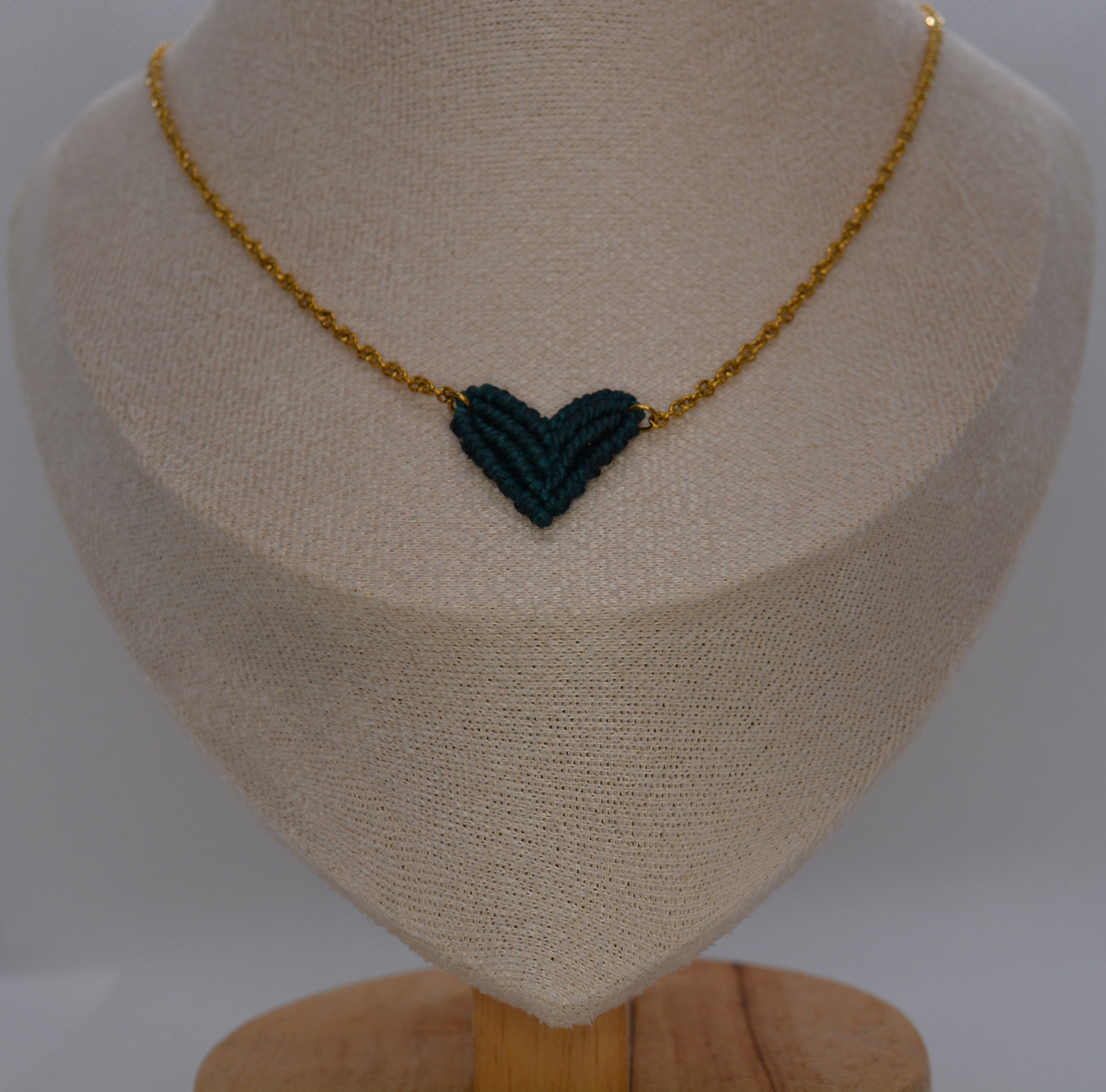 Collana Cuore Macramè