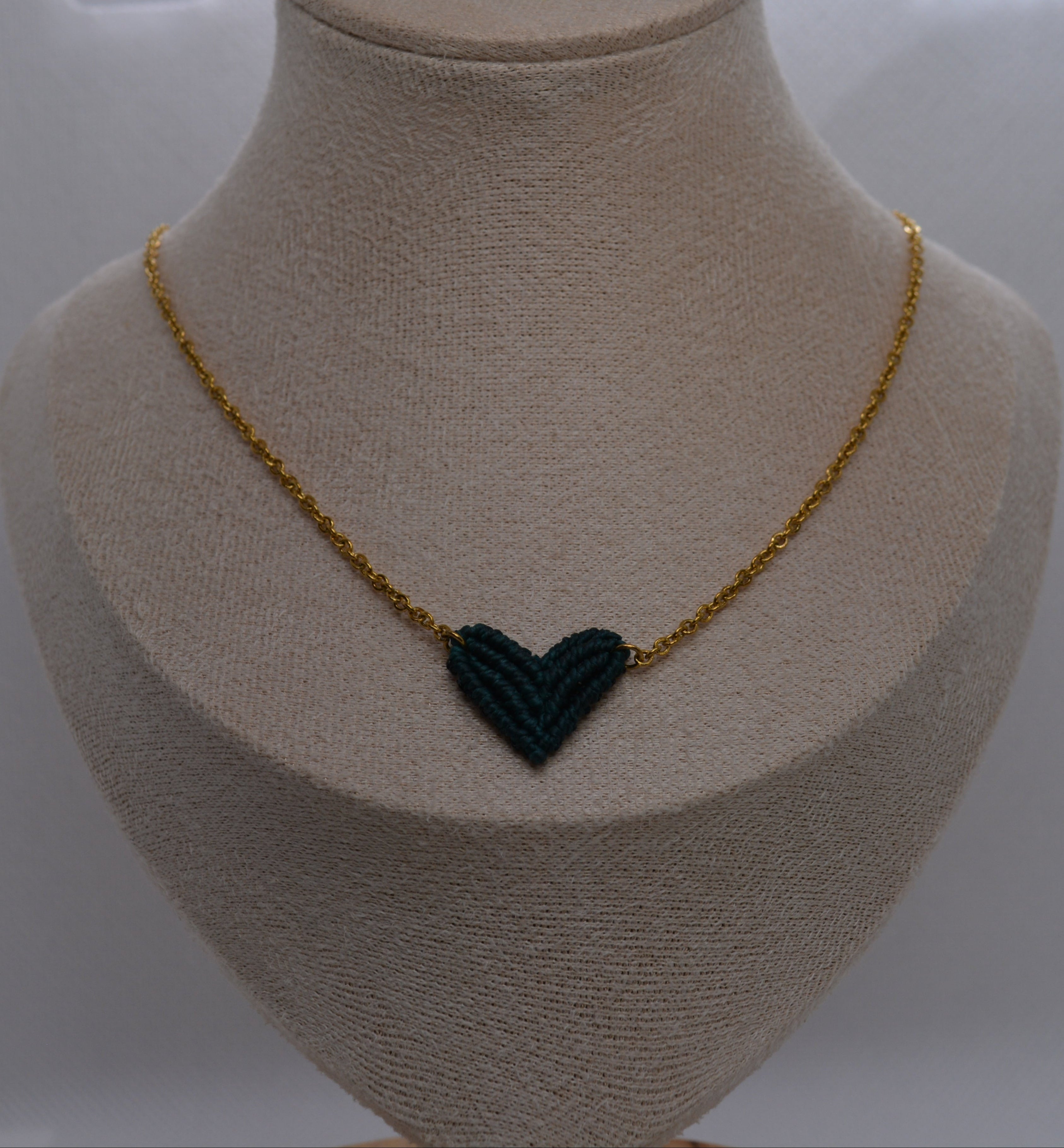 Collana Cuore Macramè