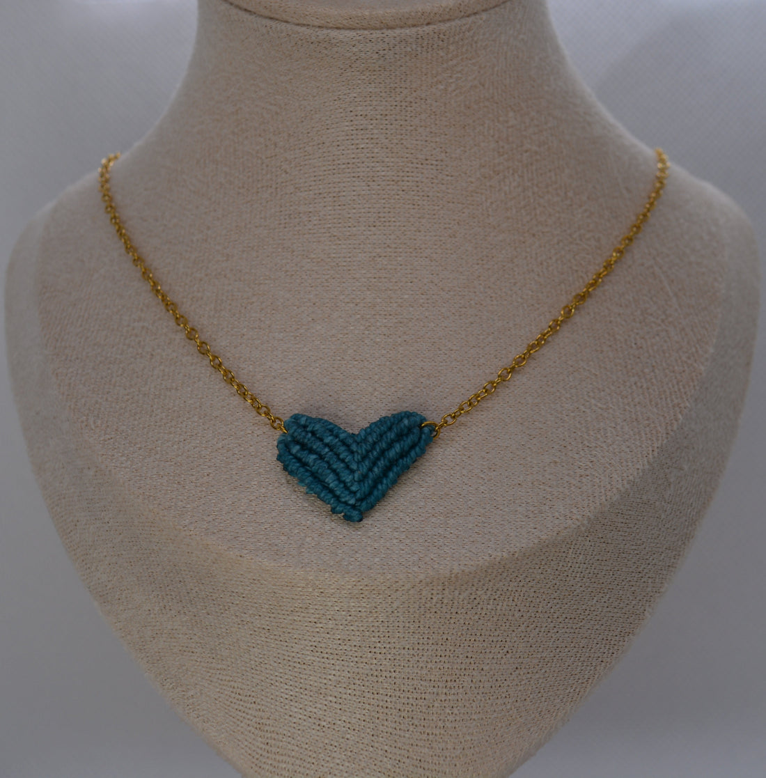 Collana Cuore Macramè