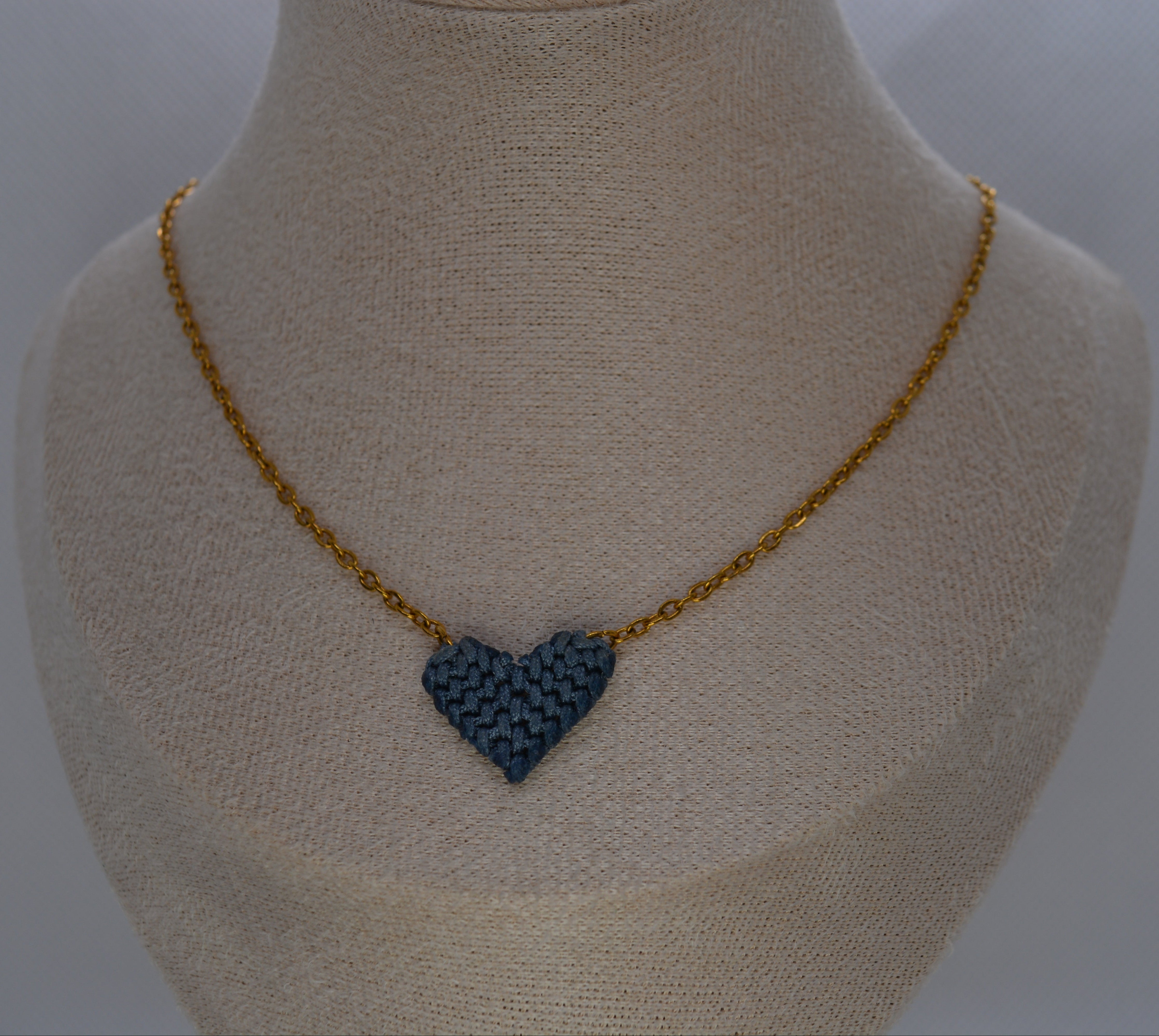 Collana Cuore Macramè