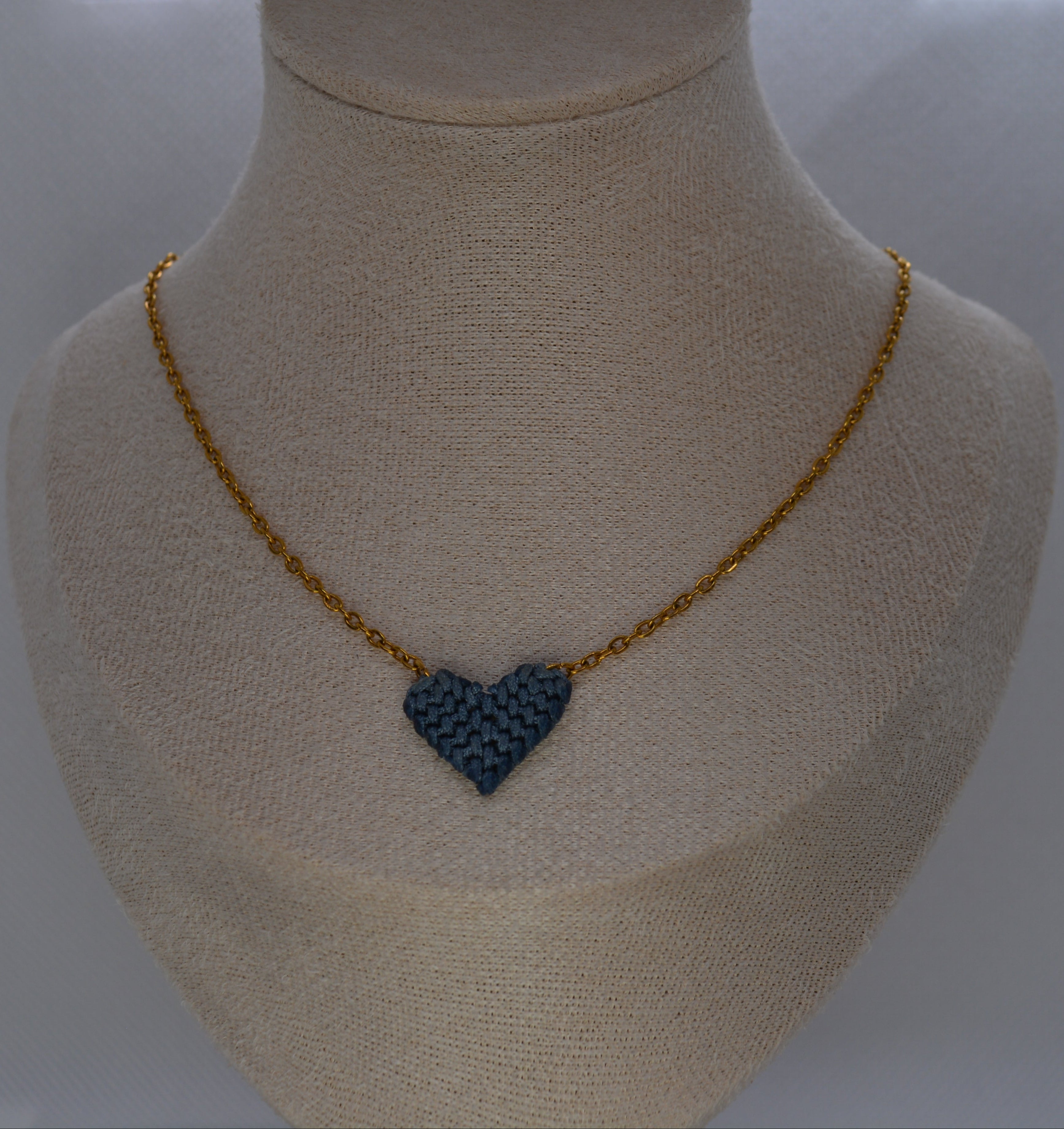 Collana Cuore Macramè