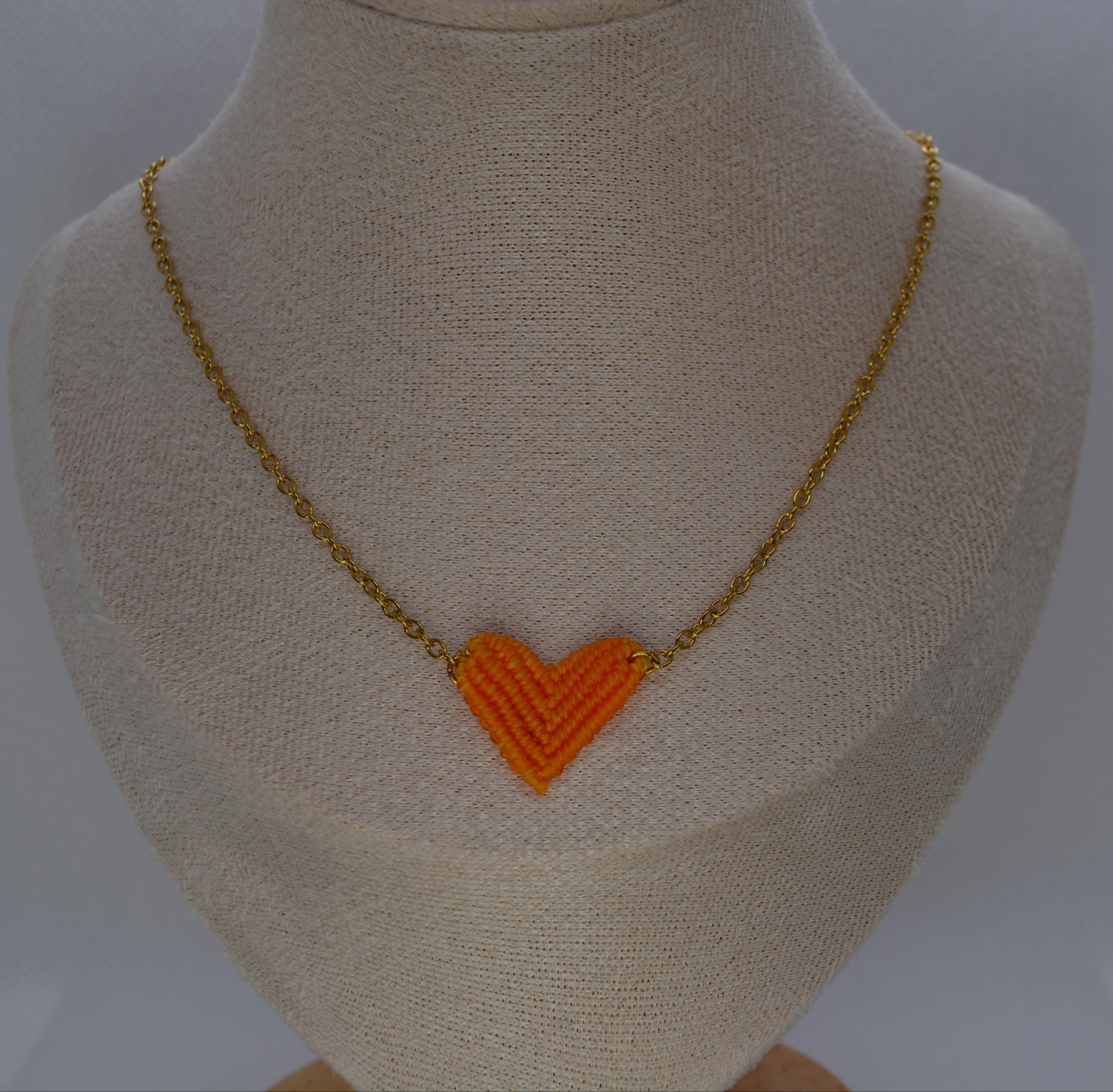 Collana Cuore Macramè