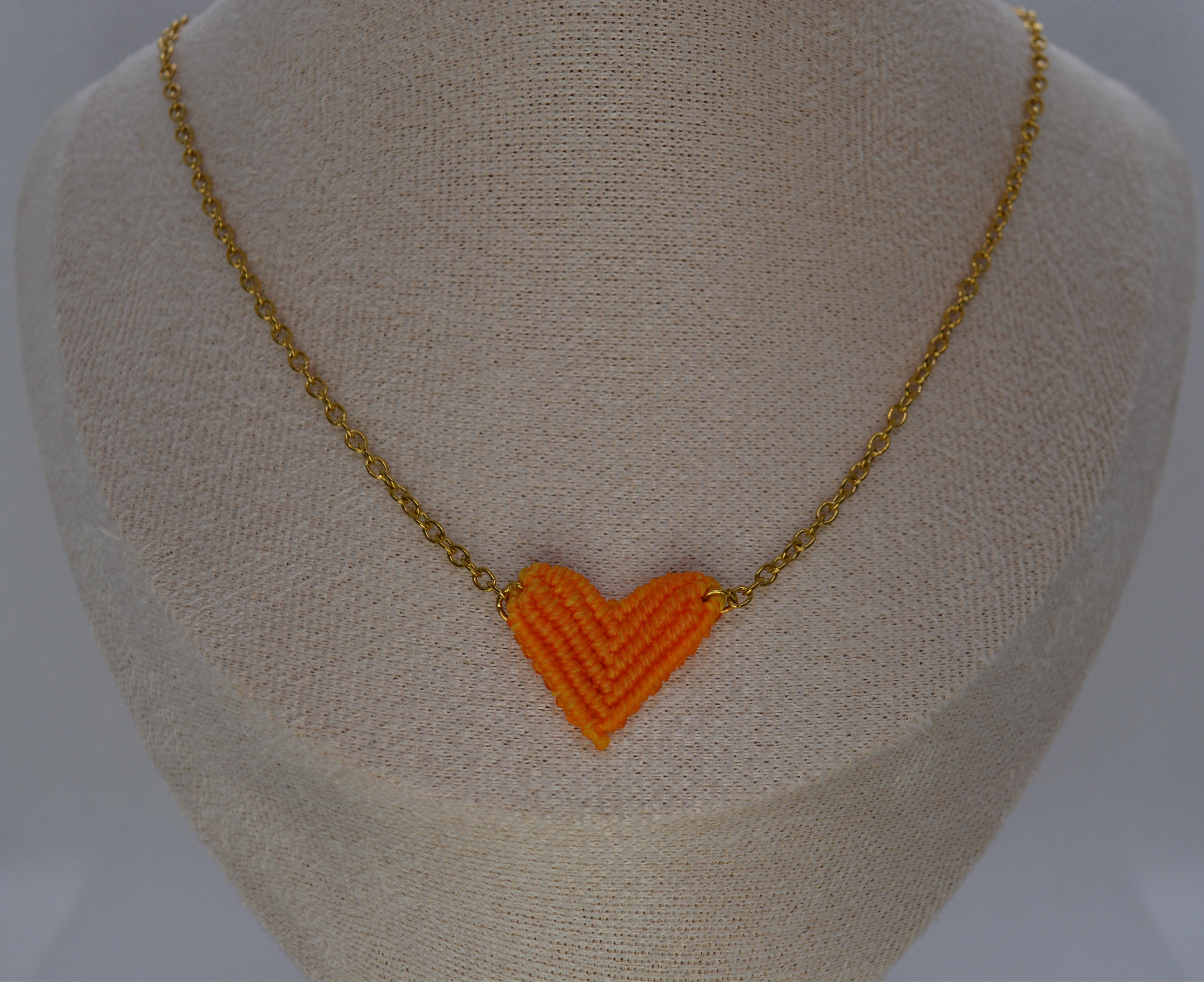 Collana Cuore Macramè