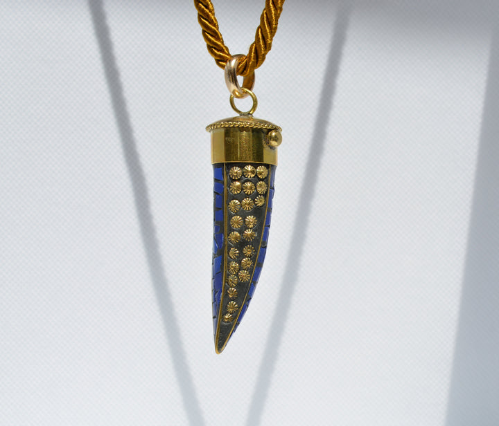 Collana con corno indiano