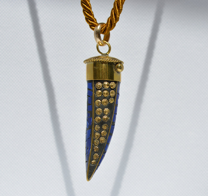 Collana con corno indiano