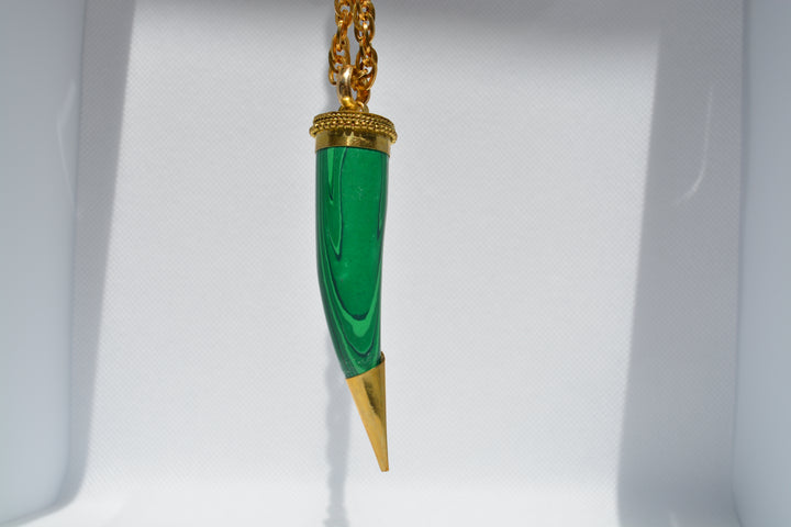 Collana con corno indiano