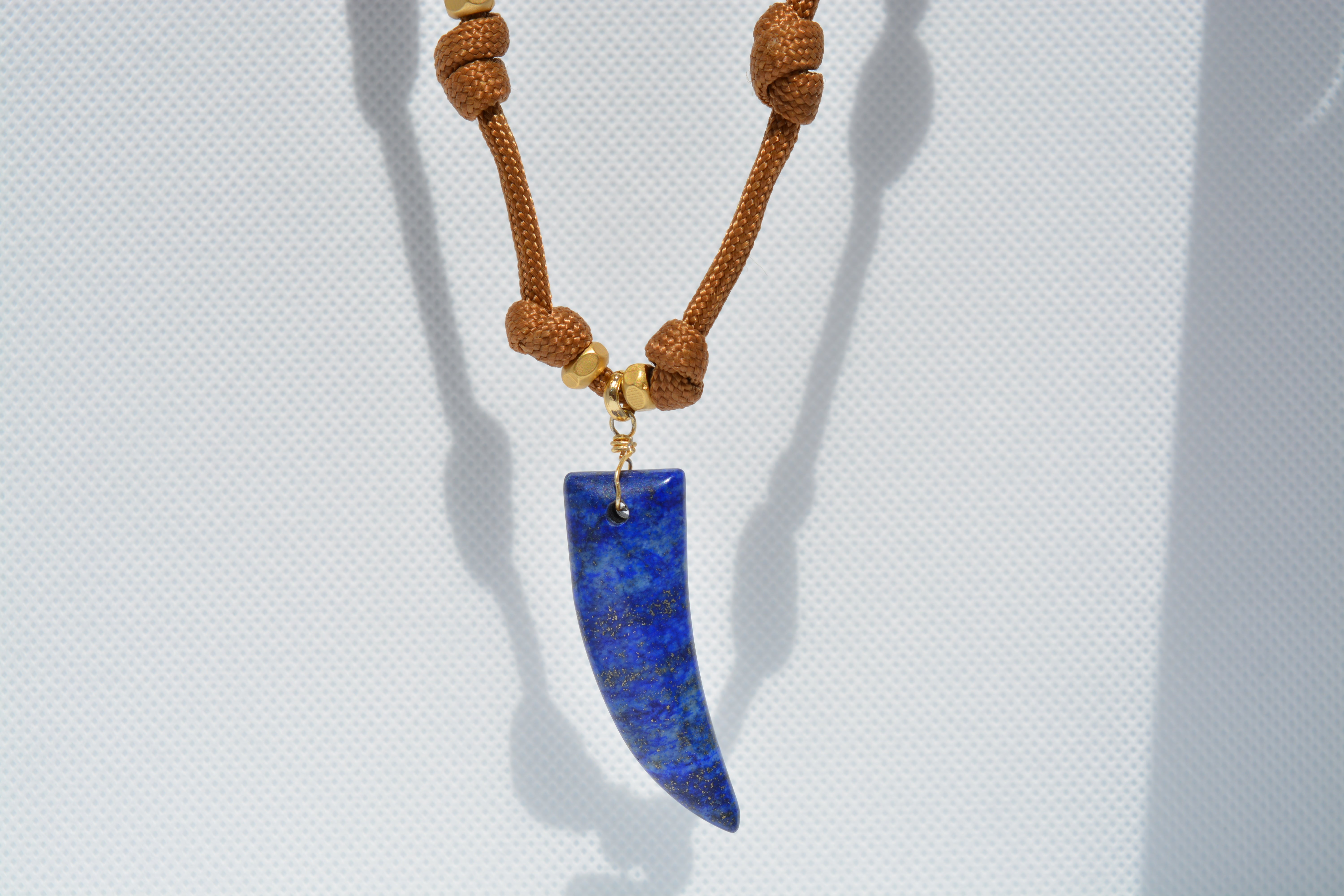 Collana con corno indiano