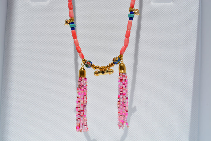 Collana nappine colorate