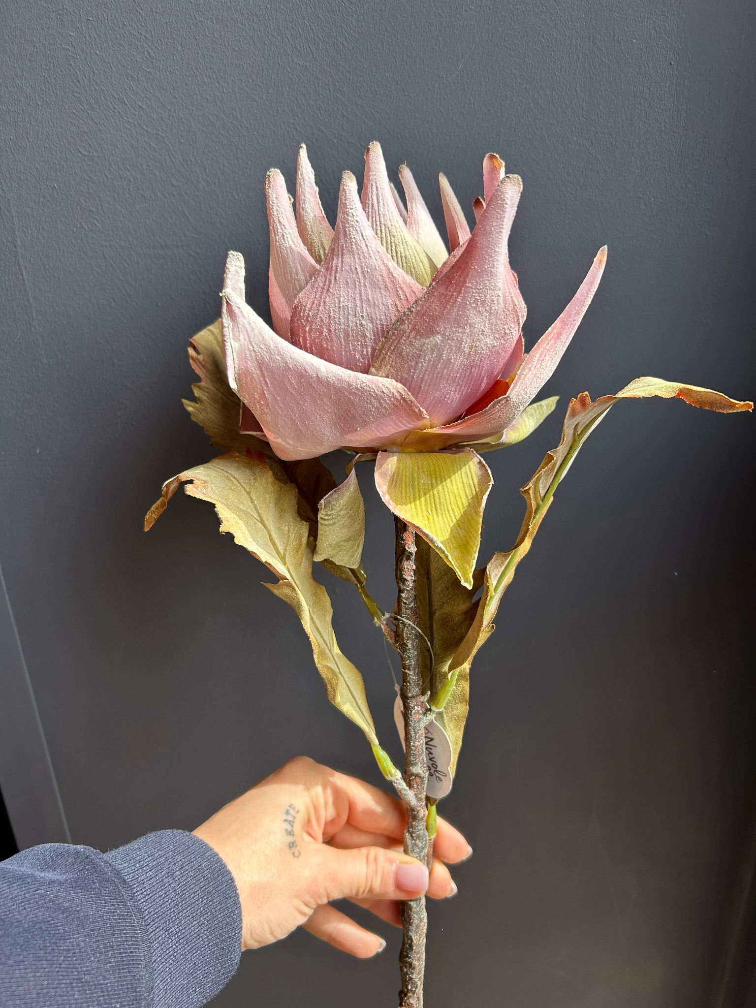Fiore Artificiale Protea Rosa – Eleganza senza Tempo