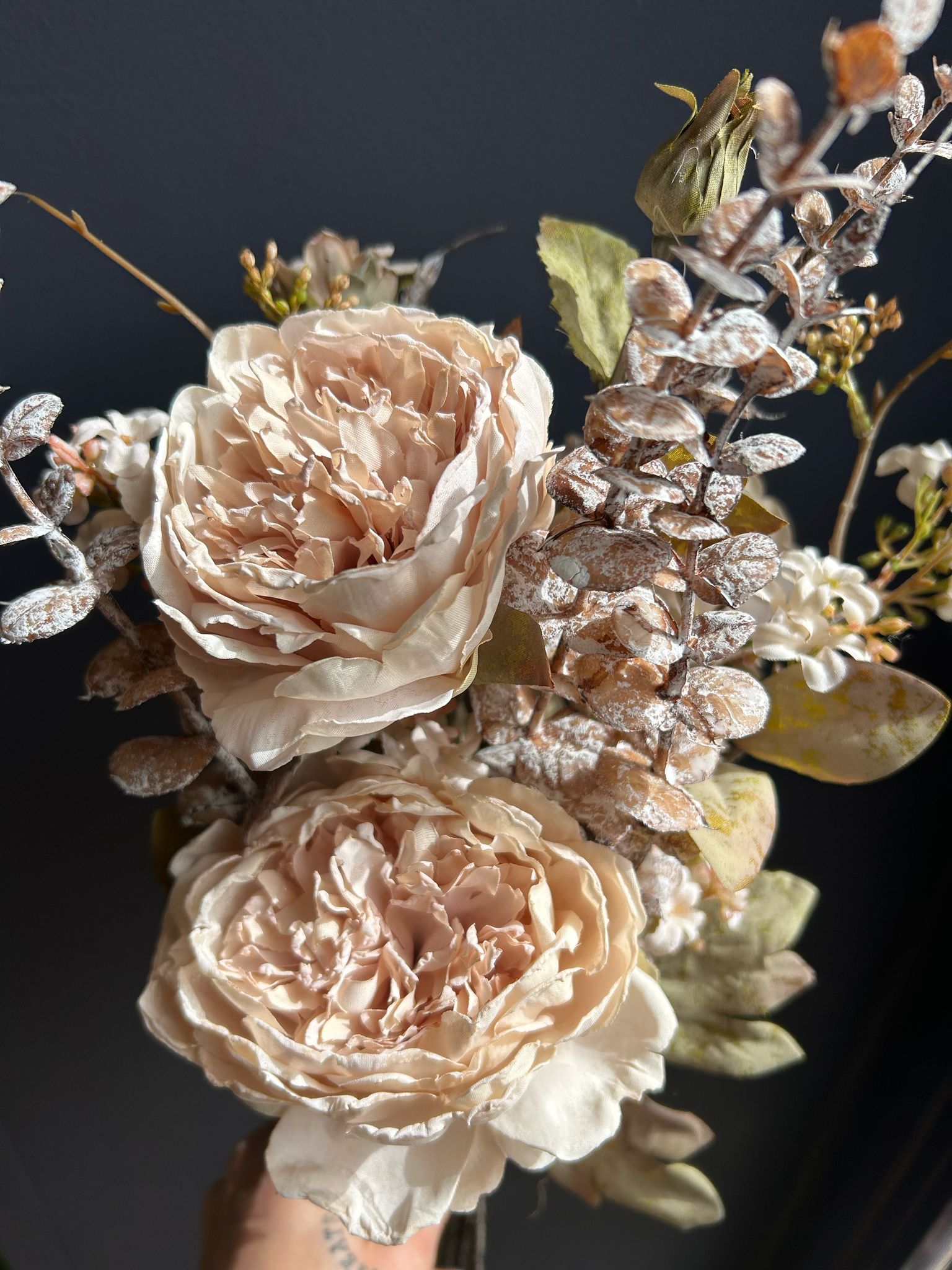 Bouquet di Peonie Artificiali in Stile Vintage 🌿🌸